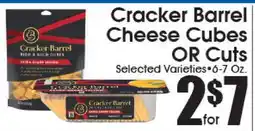 Supremo Foods Inc Cracker Barrel Cheese Cubes OR Cuts offer