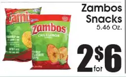 Supremo Foods Inc Zambos Snacks offer