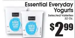 Supremo Foods Inc Essential Everyday Yogurts offer