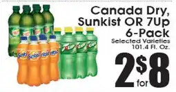 Supremo Foods Inc Canada Dry, Sunkist OR 7Up offer