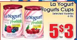 Supremo Foods Inc La Yogurt Yoygurts Cups offer
