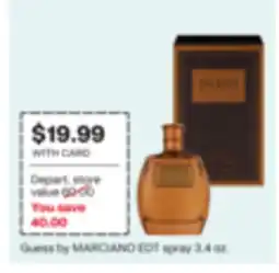 CVS Guess by MARCIANO EDIT spray offer