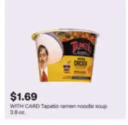 CVS Tapatío ramen noodle soup offer