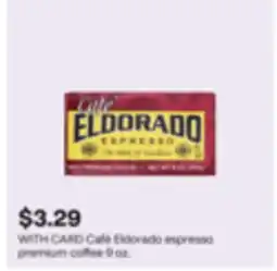 CVS Café Eldorado espresso premium coffee offer