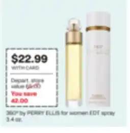 CVS 360° by PERRY ELLIS for women EDT spray offer