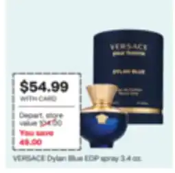 CVS VERSACE Dylan Blue EDP spray offer
