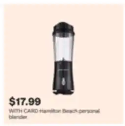 CVS Hamilton Beach personal blender offer