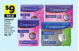 Dollar General Composure Protective Underwear Women's offer