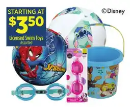 Dollar General Disney Licensed Swim Toys offer