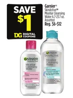Dollar General Garnier SkinActive Micellar Cleansing Water offer