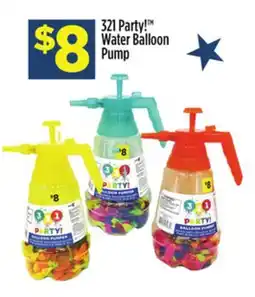 Dollar General 321 Party! Water Balloon Pump offer
