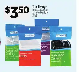 Dollar General True Living Forks, Spoons or Assorted Cutlery offer