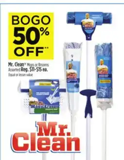 Dollar General Mr. Clean Mops or Brooms offer