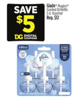 Dollar General Glade Plugins Scented Oil Refills offer