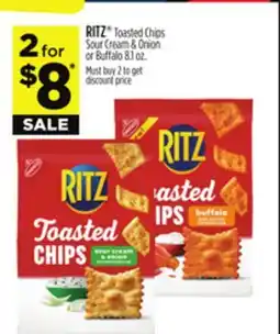 Dollar General RITZ Toasted Chips Sour Cream & Onion or Buffalo offer