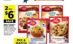 Dollar General Betty Crocker Delights Assorted Cookie or Muffin Mix offer