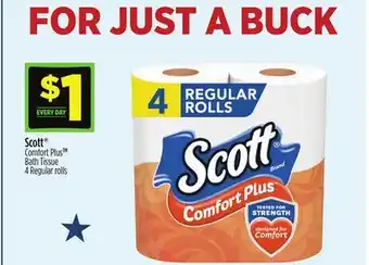 Dollar General Scott Comfort Plus Bath Tissue offer