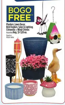 Dollar General Planters, Lawn Decor Bird Feeders, Solar & Lighting, Circulating Water Fountains offer