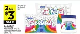 Dollar General Jet-Puffed Marshmallows 10-12 oz. Assorted or Marshmallow Creme 7 oz offer