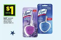 Dollar General Lysol Automatic Toilet Freshener Atlantic Fresh or Lavender Fields offer