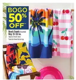 Dollar General Beach Towels offer