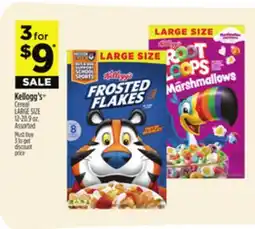 Dollar General Kellogg's Cereal offer