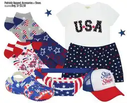 Dollar General Patriotic Apparel, Accessories or Shoes offer