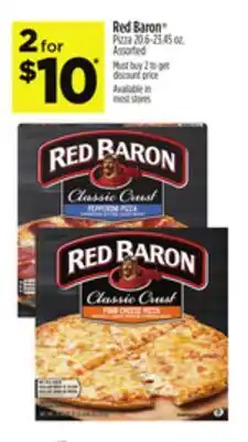 Dollar General Red Baron Pizza offer