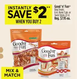 Dollar General Good 'n' Fun Dog Treats offer