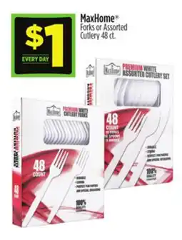 Dollar General MaxHome Forks or Assorted Cutlery offer