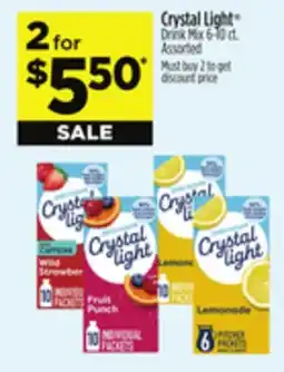 Dollar General Crystal Light Drink Mix offer