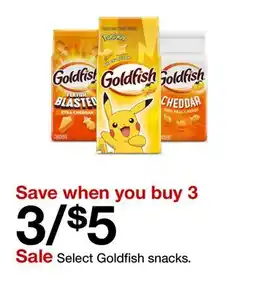Target Select Goldfish snacks offer