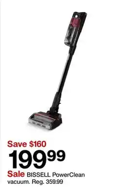 Target BISSELL PowerClean vacuum offer