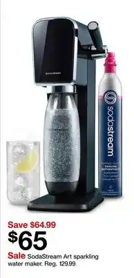 Target SodaStream Art sparkling water maker offer