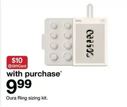 Target Oura Ring sizing kit offer