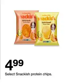 Target Select Snackish protein chips offer