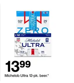 Target Michelob Ultra 12-pk. beer offer