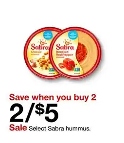 Target Select Sabra hummus offer