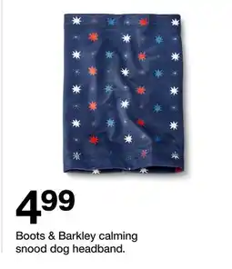 Target Boots & Barkley calming snood dog headband offer
