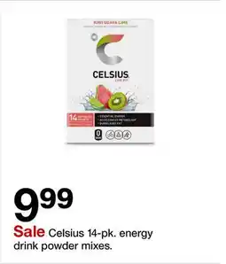 Target Celsius energy drink powder mixes offer