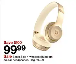 Target Beats Solo 4 wireless Bluetooth on-ear headphones offer