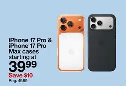 Target iPhone 17 Pro & iPhone 17 Pro Max cases offer