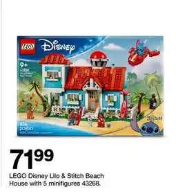 Target LEGO Disney Lilo & Stitch Beach House with 5 minifigures 43268 offer