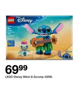 Target LEGO Disney Stitch & Scrump 43296 offer