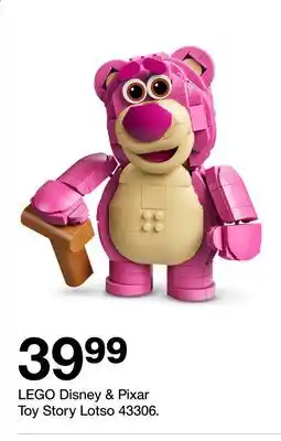 Target LEGO Disney & Pixar Toy Story Lotso 43306 offer