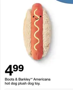 Target Boots & Barkley Americana hot dog plush dog toy offer