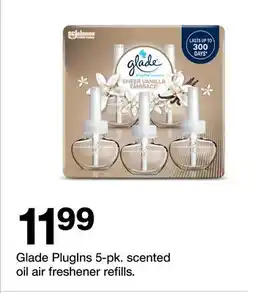 Target Glade PlugIns 5-pk. scented oil air freshener refills offer