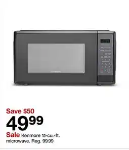 Target Kenmore 1.1-cu.-ft. microwave offer