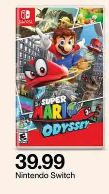 Target Super Mario Odyssey offer