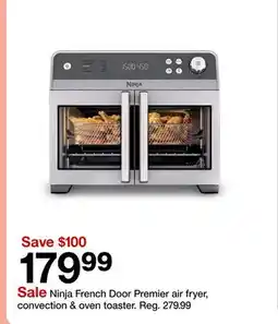 Target Ninja French Door Premier air fryer, convection & oven toaster offer